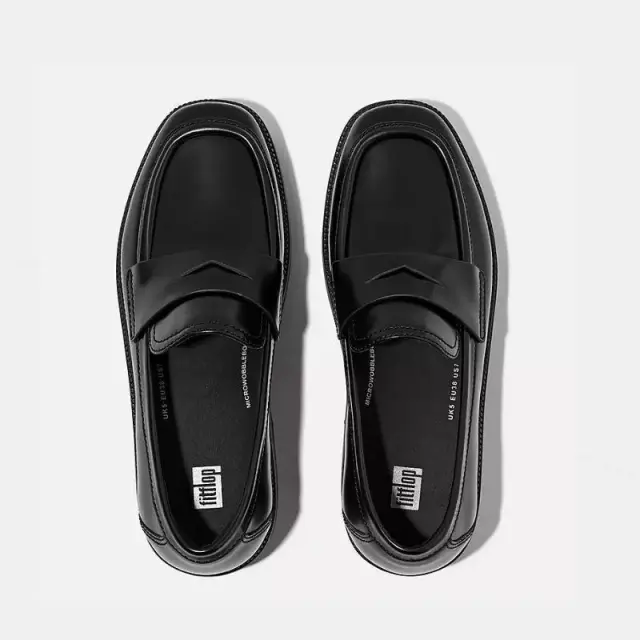Δερμάτινα Μοκασίνια Fit Flop F-Luma HY2-001 Μαύρο - 38 2