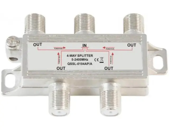 Διακλαδωτής 1/4 Jager QSPL4 MεταλλικόςQSPL4