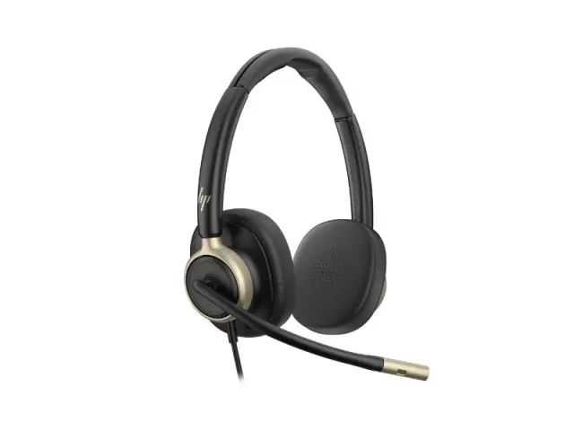 HP Poly Mission 820 Stereo USB Wired Headset (D16LSAA) 2