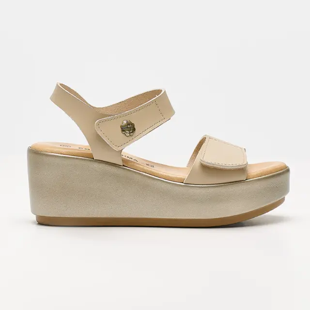 Comodissima Πέδιλα Γυναικείο δέρμα Μπεζ COM/343180 BEIGE