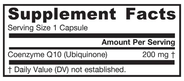 Jarrow Formulas Co-Q10 200 mg 2