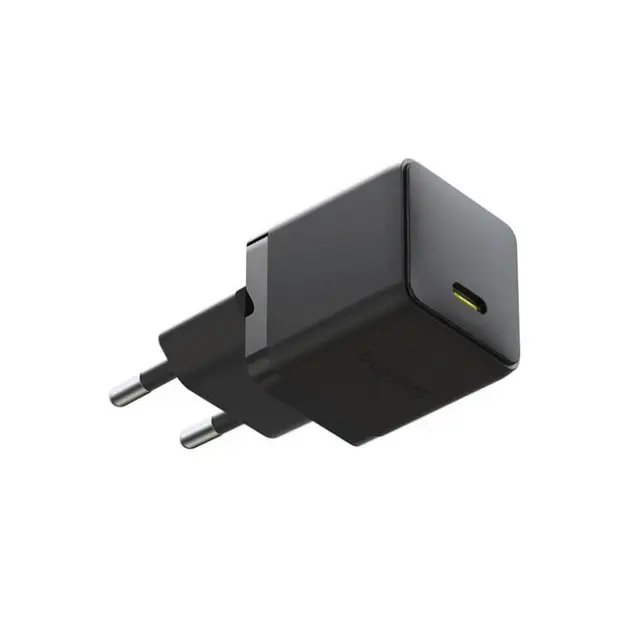 Baseus Φορτιστής Palm 30W with 60W USB-C Cable 1m Black