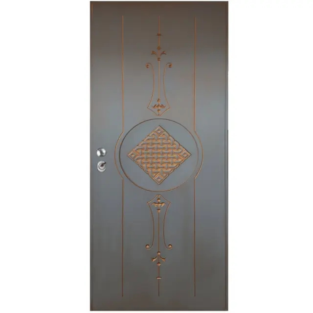 Θωρακισμένη Πόρτα από ανθυγρό MDF 3D σχέδιο EX 743 2