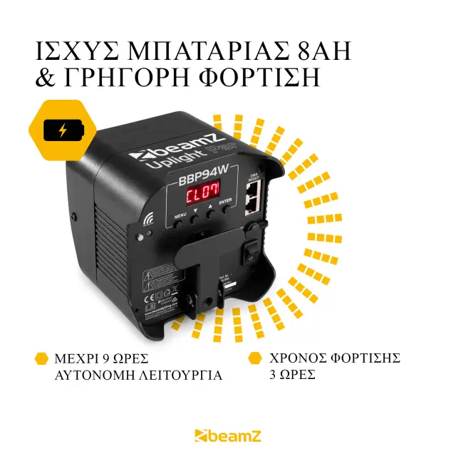 BEAMZ BBP94W ΠΡΟΒΟΛΕΑΣ LED 2