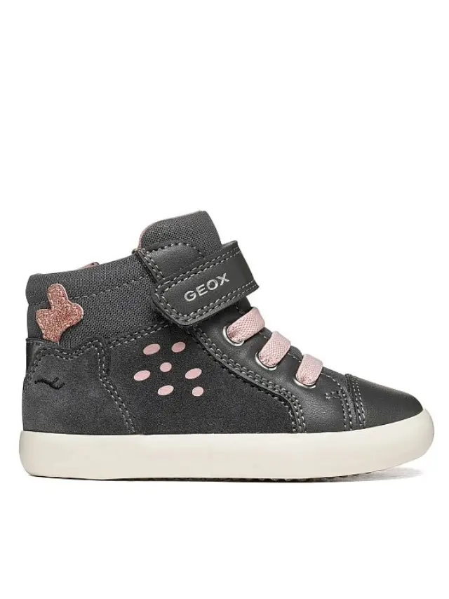 Βρεφικό Παπούτσι για Κορίτσι Geox B Gisli Girl C9002 (Μεγέθη 21-27) ΓΚΡΙ