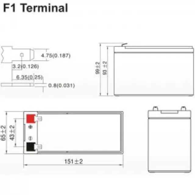 Μπαταρία Ultracell UPS (μολύβδου) 12V 7Ah 3