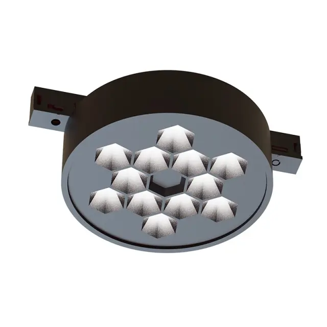 ΜΙΝΙ ΜΑΥΡΟ ΜΑΓΝΗΤΙΚΟ ΣΠΟΤ 24V DC 5W 4000K 300LM 50° Ra90 5YRS Φ71*32ΜΜ / TREYE540B