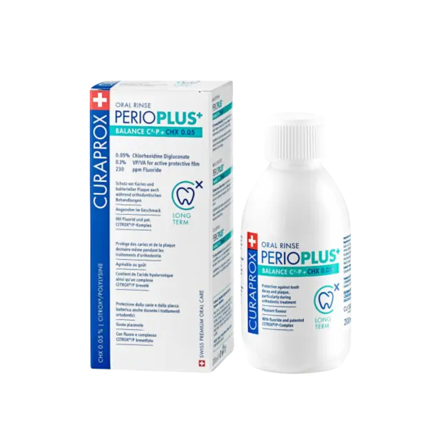 Curaprox Perio Plus Balance CHX 0.05 Στοματικό Διάλυμα 200ml