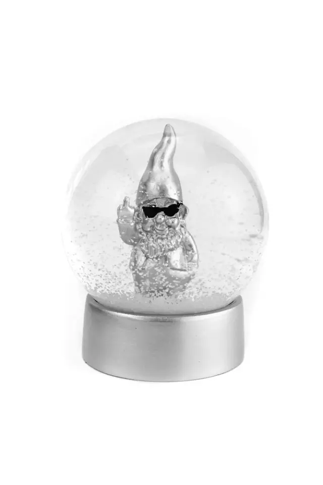 Winkee - Snow Globe - Snow Globe Gnome - Silver - Gadgets
