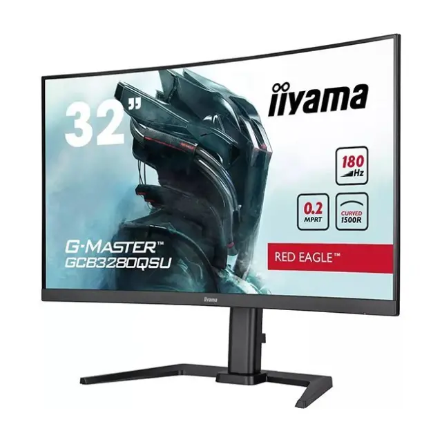 iiyama G-MASTER GCB3280QSU-B2 computer monitor 80 cm (31.5") 2560 x 1440 pixels Dual QHD LED Black 2