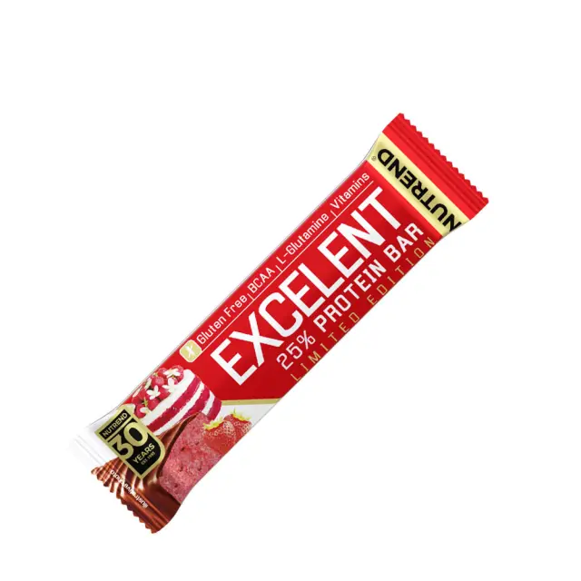 Nutrend Excelent Protein Bar Strawberry Cake, 1 Bar