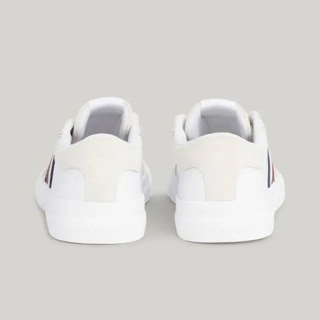 Tommy Hilfiger - Ανδρικά Sneakers Th Cupset Rwb Lth FM0FM04975-YBS Λευκό - 45 3