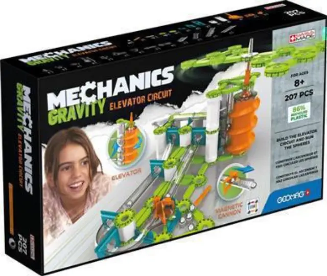 Geomag Σετ Gravity Elevator Circuit 207pcs-Green