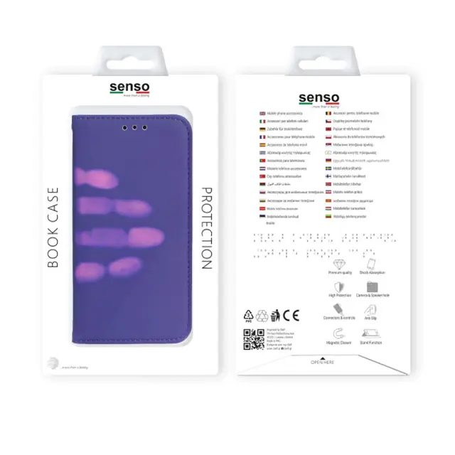 Θήκη Βιβλίο Senso Chameleon Book Case Για Samsung Galaxy A3 2017 Μωβ 2