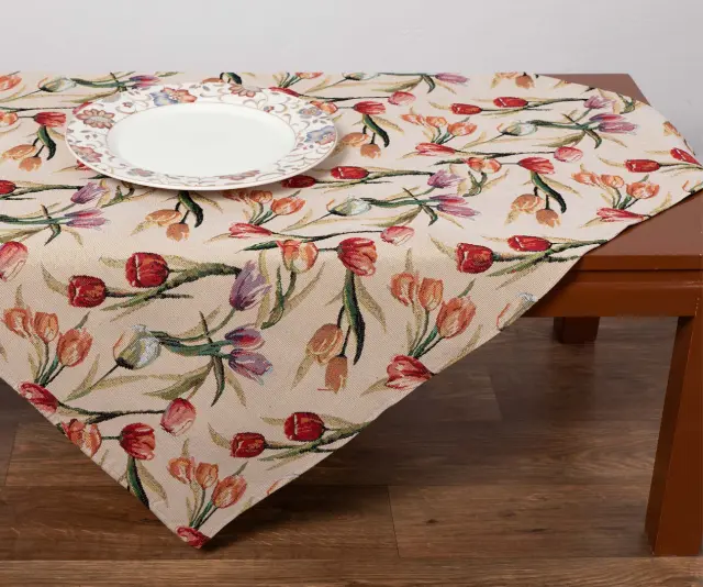 Τραπεζομάντηλο στόφα (140cm x 180cm) tulip - -