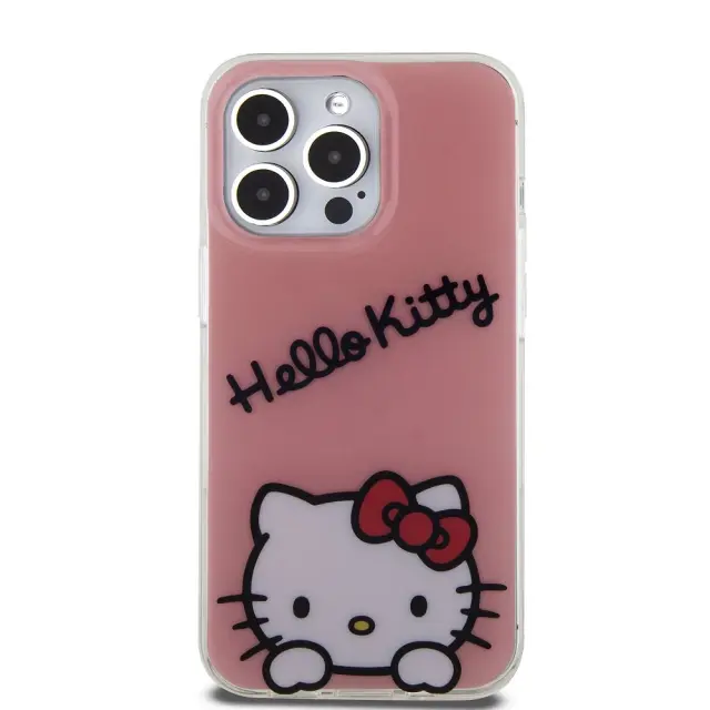 Hello Kitty IML Daydreaming Logo Case for iPhone 13 Pro Pink 3