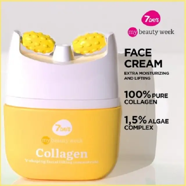 7Days Mb Collagen V Shaping Facial Lifting Κρέμα Προσώπου με Roller για Lifting 40ml 2