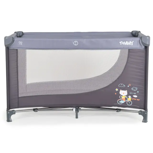 Cangaroo Παρκοκρέβατο 2 Επιπέδων Tommy Grey 3800146249595 3