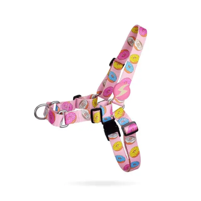 Dashi Σαμαράκι Εκπαιδευτικό Για Σκύλους Front Harness Donut Ροζ - S