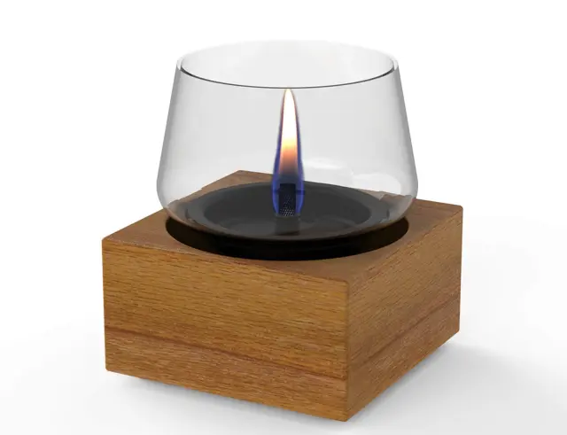 Επιτραπέζια Εστία Φωτιάς Poppy 14 Tenderflame με διάρκεια καύσης 9 - 10 ώρες, χωρητικότητα δεξαμενής 300ml και διαστάσεις 14x14x14.3cm - Natural TF-600026 3