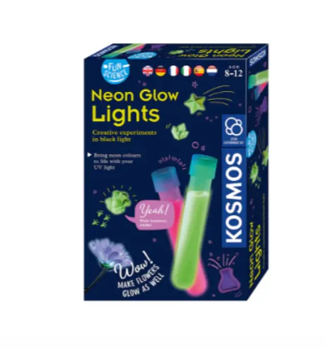 KOSMOS ΠΑΙΧΝΙΔΙ ΕΚΠΑΙΔΕΥΤΙΚΟ ΣΕΤ NEON GLOW LIGHTS FUN SCIENCE