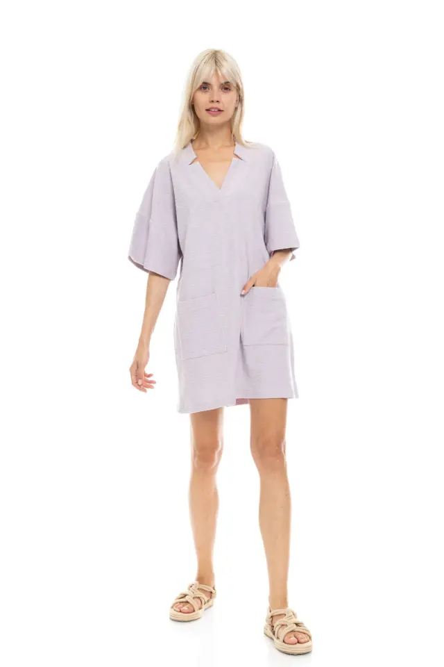 B537 - Violete - BEACHWEAR TERRY - S 2