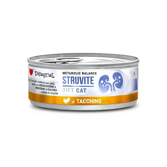 Disugual Metabolic Balance Struvite Υγρή Τροφή Γάτας σε Κονσέρβα με Γαλοπούλα 85gr