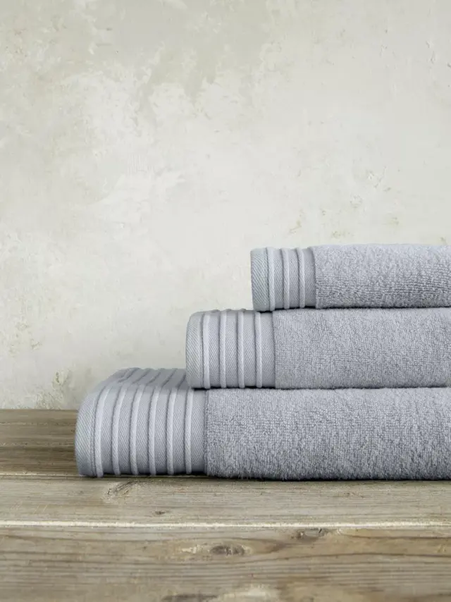 Πετσέτα Προσώπου 50x100 500gsm Nima Feel Fresh 100% βαμβακερό- Steel Gray