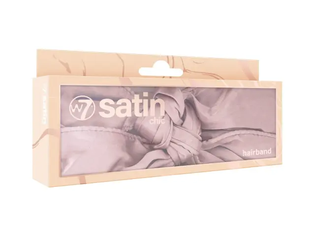 Satin Chic Knotted Hairband W7