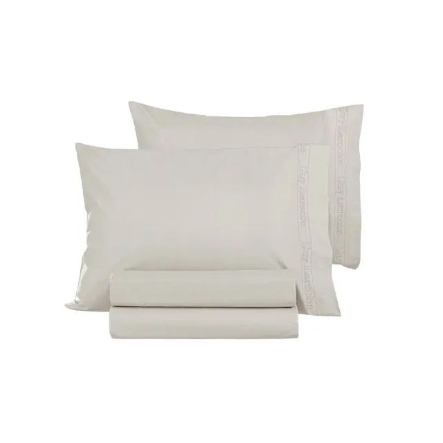 Σετ Μαξιλαροθήκες 2 Τεμαχίων Guy Laroche Color Plus Ivory 50x70