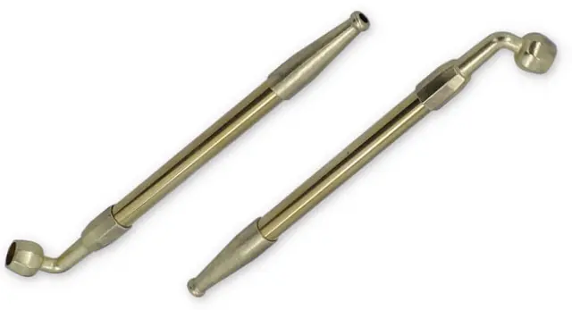 Μεταλλική Πίπα Καπνού Brass Metal - 15.5cm 2