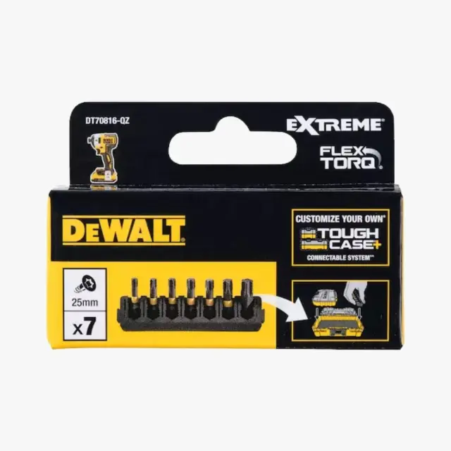 Dewalt DT70816 Σετ 7 Μύτες Κατσαβιδιού 2