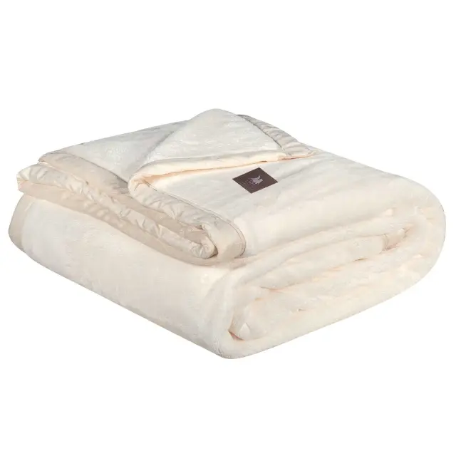 Κουβέρτα 220x240 King Size Βελουτέ Essential Greenwich Polo Club 3974 Royal White 100% Πολυέστερ 3