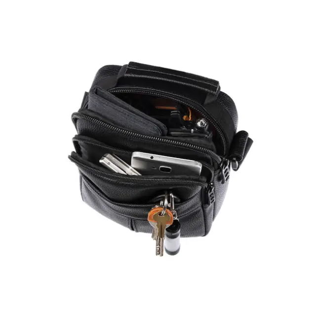 Polo Τσαντάκι Ώμου DON S Μαύρο (907032-2000) 2