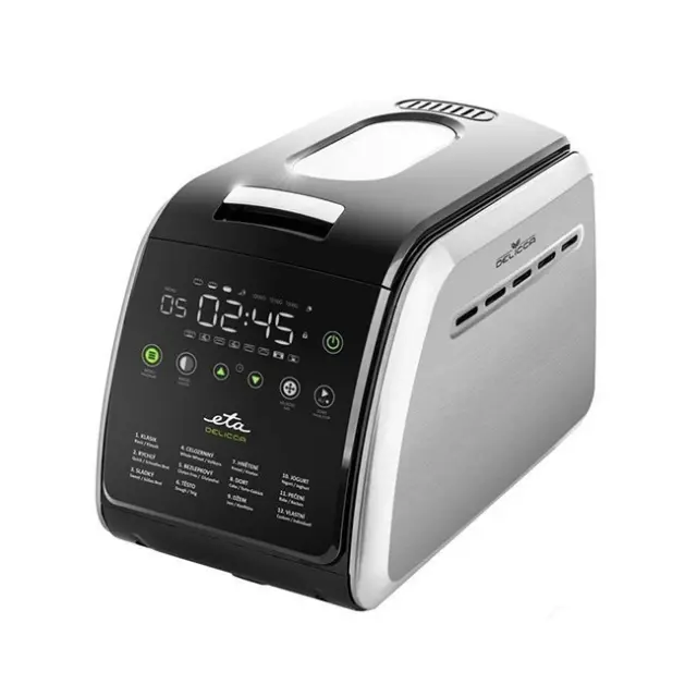 ETA Αρτοπαρασκευαστής Delicca II 850W Black / Silver (ETA714990030)