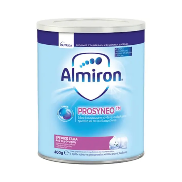 Nutricia Almiron Prosyneo Γάλα σε Σκόνη για βρέφη απο τη γέννηση, Κατά των Αλλεργιών 400gr 2