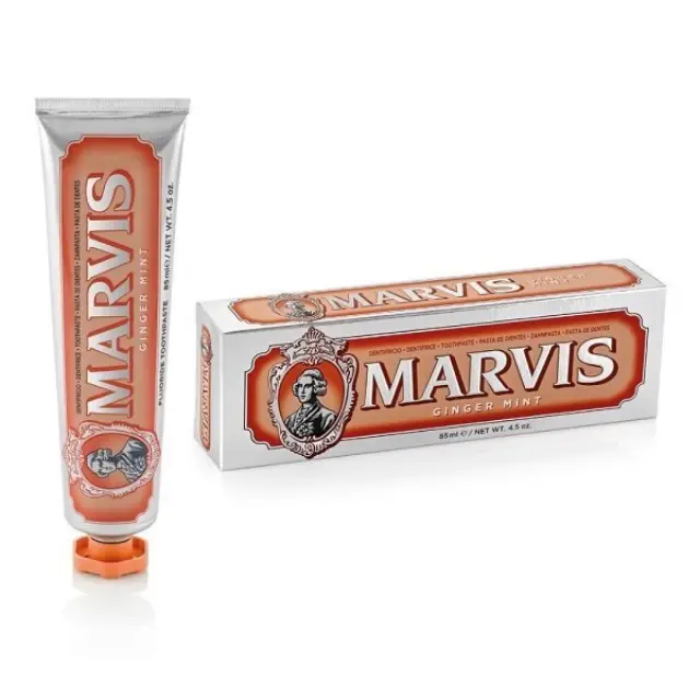 Marvis | Ginger Mint | Οδοντόκρεμα με Τζίντζερ, Μέντα & Ξυλιτόλη | 85ml