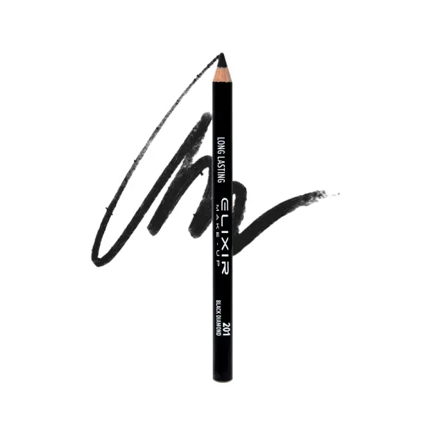 Elixir Long Lasting Μολύβι Ματιών 201-Black Diamond 2