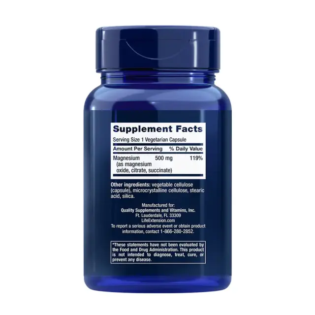 Life Extension Magnesium Caps 500 mg 2