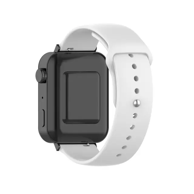 Solid Color Λουράκι για Smartwatch 18mm-White OEM 2