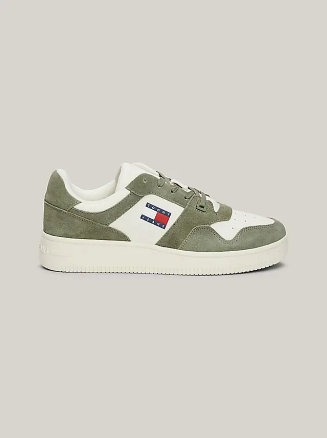 Tommy Hilfiger – Ανδρικά Sneakers Tjm Basket Leather EM0EM01440-M01 Λαδί