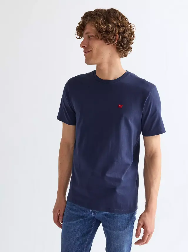 Wrangler Ανδρικό SIGN OFF T-Shirt 112350434 – Navy - XL