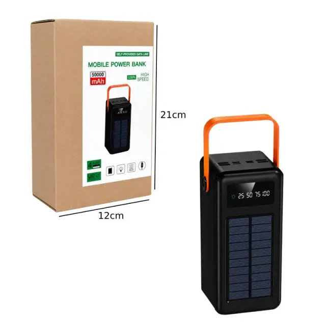 Power Bank Ηλιακής Φόρτισης 50000mAh - Solar Power Bank 017253 3