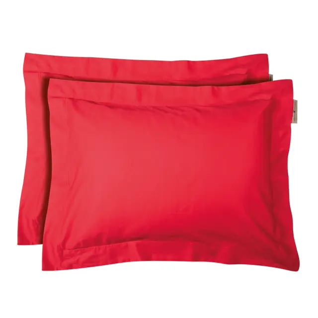 Ζεύγος Μαξιλαροθήκες 50x70+7 Oxford Cozy Greenwich Polo Club Red 2260 100% Βαμβακοσατέν