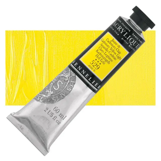 Ακρυλικό Sennelier Extra Fine - 529 Cadmium Yellow Light S6 - 60ml