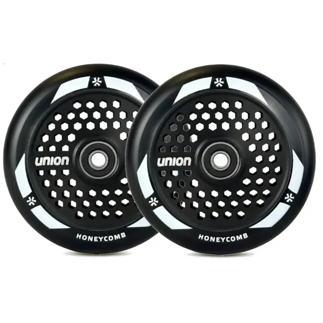 Union Honeycomb Pro Freestyle Scooter Wheels 110 - Black 2