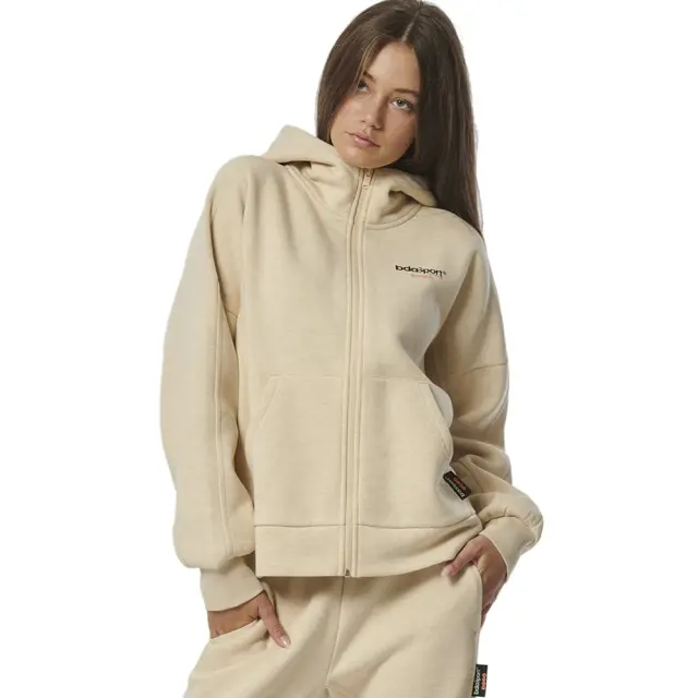 Body Action Fleece Sweatshirt (071321-01-Beige) - Μπέζ