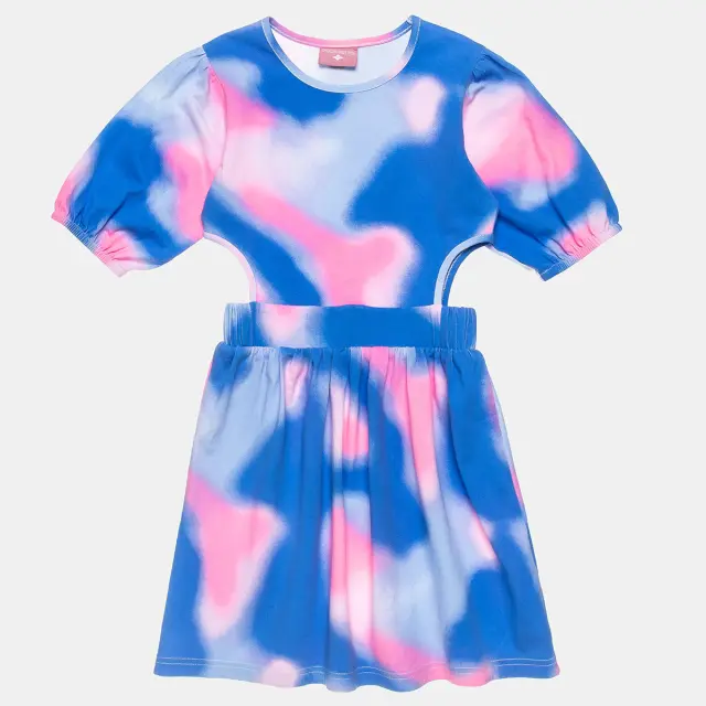 Φόρεμα tie dye με ανοίγματα στη μέση 2