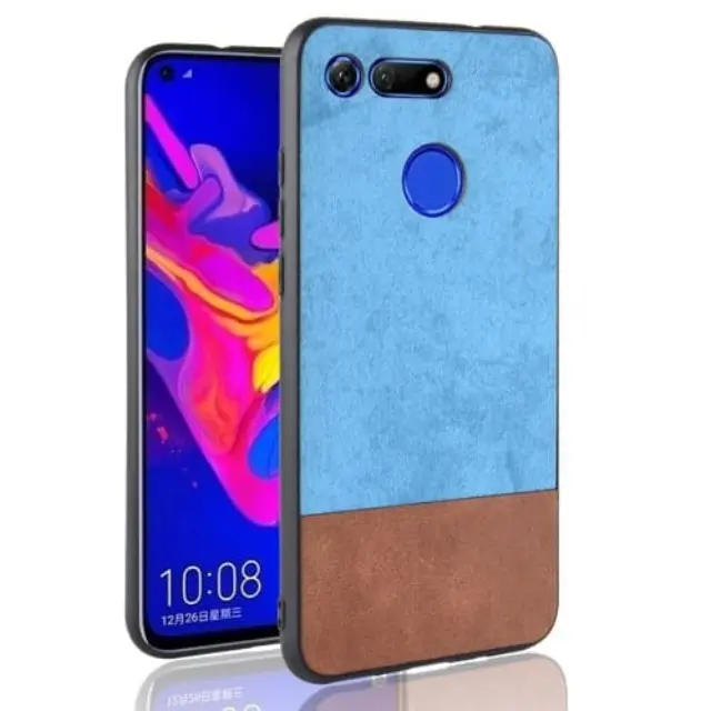Θήκη (PC & TPU) Κάλυμμα Πλάτης για Huawei Honor V20 OEM- Blue/ Brown