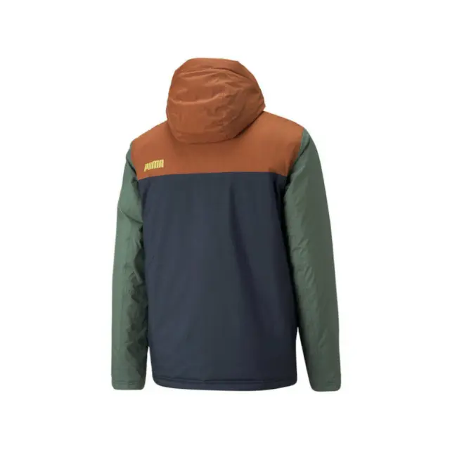 PUMA COLOURBLOCK PADDED JACKET WARM CHESTNUT - XL 2
